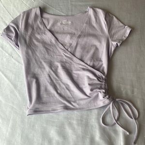 hollister wrap baby tee